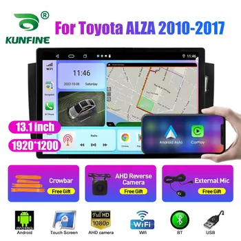 13,1 дюймовый Автомобильный Радиоприемник Для Toyota ALZA 2010 2011-2017 Автомобильный DVD GPS Навигация Стерео Carplay 2 Din Центральный Мультимедийный Android Auto