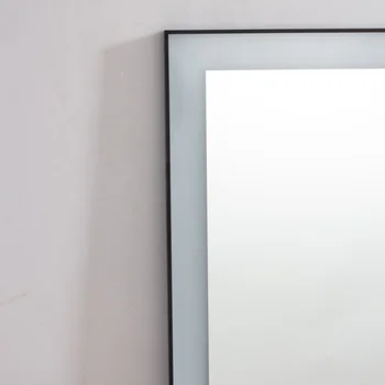 36-дюймовое настенное зеркало для ванной комнаты со светодиодной подсветкой с высоким просветом и отдельным управлением от запотевания [на складе в США]