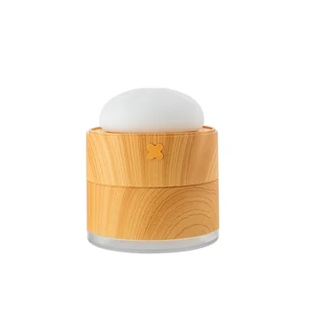 400 мл Увлажнитель воздуха Мини-Бытовая Маленькая Пароварка-булочка-увлажнитель USB-увлажнитель СВЕТОДИОДНЫЙ ночник Wood Grain