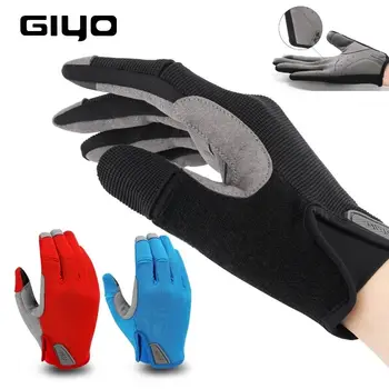 Giyo Wind Breaking Велосипедные Перчатки На Полный палец С Сенсорным Экраном, Противоскользящие Велосипедные Перчатки S-05/CX-18 Для Мотоциклистов, Длинные Перчатки Для Шоссейного Велосипеда