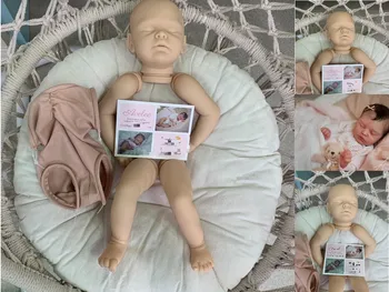 SANIE 20-дюймовый набор кукол Avelee Reborn, популярный спящий ребенок, реалистичный на ощупь с камнем COA