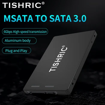 TISHRIC M.2 NGFF Msata SSD для SATA 22Pin 2.5 Адаптер Корпус B/B + M Ключ M2 PCI SSD Конвертер Внешний HD-корпус до 6 Гбит/с