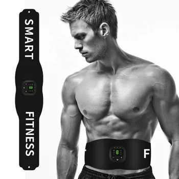 USB-зарядка, пояс для фитнеса, Тоник для мышц живота, Электронный Тонизирующий пояс для мышц для мужчин, тренажер