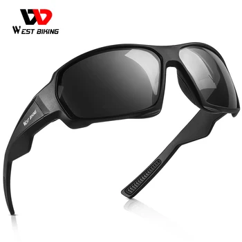 WEST BIKING HD Поляризованные Велосипедные Солнцезащитные очки с защитой UV400 Велосипед MTB Дорожный Велосипед Очки Мужские Женские Спортивные Очки на открытом воздухе