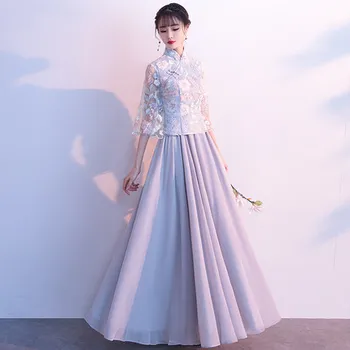 Yourqipao 2023 Новое Зимнее Китайское Свадебное платье Платье Подружки невесты Ханьфу Китайское Традиционное платье Женский Костюм Тан Китайский костюм