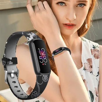 Браслет для беременных женщин, резиновые браслеты для баскетбола, подходящие к цветной печати Luxe- Watch