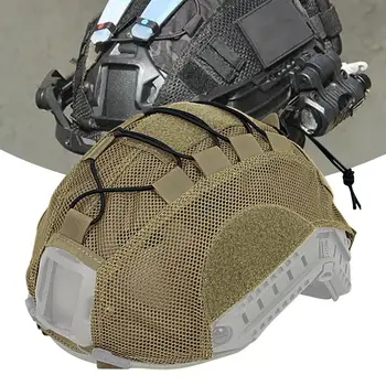 Велосипедный шлем Дышащий чехол для шлема Сетчатый дизайн Унисекс Подкладка для шлема с крепежной лентой для мотоцикла