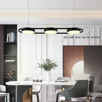 Внутренняя люстра современная минималистичная светодиодная люстра для кухни, потолочная люстра для гостиной, освещение для украшения дома, Лампа