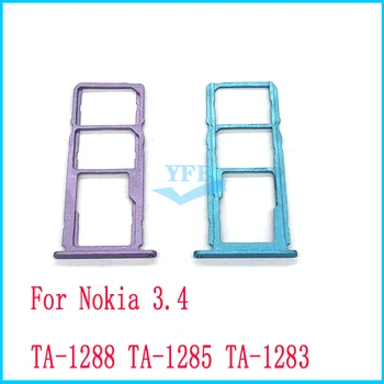 Держатель лотка для sim-карты для Nokia 3.2 3.4 3.1 Plus Запасные части адаптера для чтения карт SD-памяти