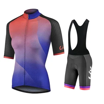 Комплект для велоспорта LIV Woman, Летняя велосипедная одежда для триатлона, Дышащая Командная одежда для горного велоспорта, костюмы Ropa Ciclismo, Спортивная одежда
