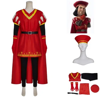 Косплей костюм Лорда Фаркуада для взрослых, мужское пальто, брюки, шляпа, униформа, средневековый наряд, карнавальный костюм на Хэллоуин