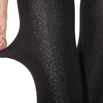 Красочные яркие шелковые леггинсы женские плюс бархатные утолщающие брюки с высокой талией теплые однотонные блестящие брюки зимние фитнес-джоггеры