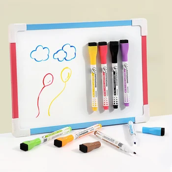 Маркеры Ручка для белой доски Магнитный сухой ластик ручка для белой доски Детская цветная ручка для рисования 8 цветов