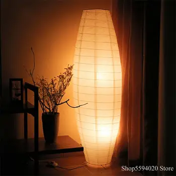 Напольный светильник из скандинавской тканой бумаги, светодиодный торшер, стоячие светильники для внутреннего освещения гостиной, светодиодный торшер Luminaria Lampara De