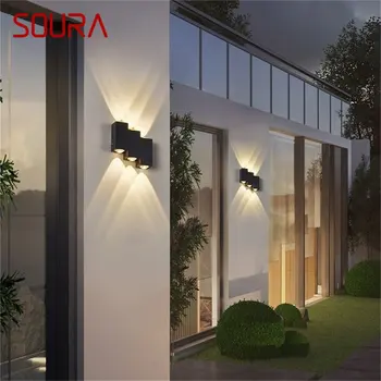 Настенный светильник SOURA, современное креативное бра, наружный Водонепроницаемый светильник, светодиодный светильник для дома