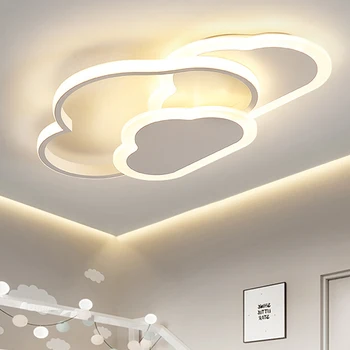 Облачный потолочный светильник, светильник для спальни девочек, скандинавская современная простая атмосфера для мальчиков и девочек, креативный светильник для детской комнаты