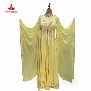 Одежда для выступлений в танце живота для женщин, халат Кхалиги из Персидского залива, платье для соревнований в Ираке по танцу живота на заказ