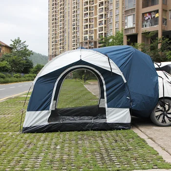 Палатка для кемпинга на открытом воздухе, задний багажник, тент для 4 человек, Солнцезащитный козырек, водонепроницаемая палатка для путешествий на автомобиле