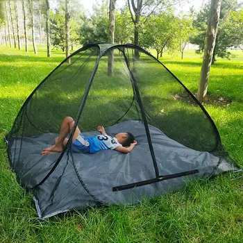 Палатки для кемпинга на 2-3 человека, защищенные от комаров, дышащие, легкие и удобные для переноски С четырехсторонней вентиляцией, палатки для травы