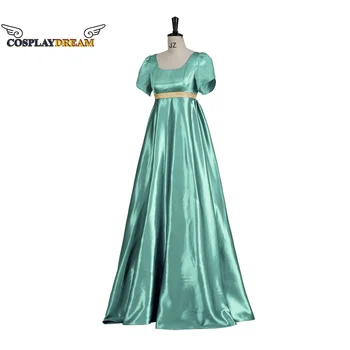 Платье Кейт для косплея, бальное платье s2, светло-зеленое платье в стиле регентства, бальное платье для чаепития Джейн Остин