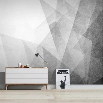 Пользовательские обои 3D papel de parede фреска северная Европа Абстрактная геометрия современный простой ТВ фон стены 3d фреска фотообои