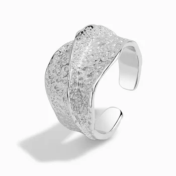 Популярное французское открытое кольцо из стерлингового серебра S925 пробы, популярное в Европе и Америке