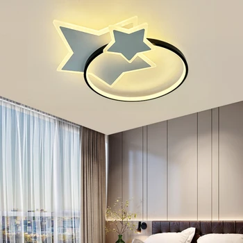 Потолочный светильник для спальни Nordic Intelligent Control, кабинет, детская комната, лампа для защиты глаз, потолочные светильники