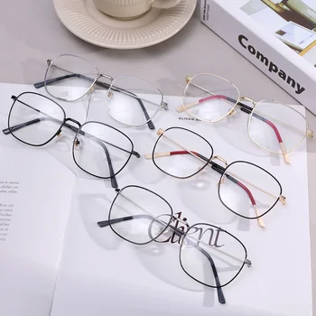 Простые модные квадратные прозрачные компьютерные очки Для женщин и мужчин, очки с защитой от синего света, блокирующие очки для близорукости студентов колледжа
