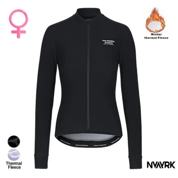 Профессиональная велосипедная майка Женская Зимняя куртка из теплого флиса С длинным рукавом Велосипедная одежда Рубашка Майо Велосипедная одежда Ciclismo