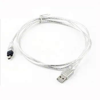 Разъем USB к Firewire IEEE 1394 4-Контактный Разъем iLink Адаптер Шнур firewire 1394 Кабель для SONY DCR-TRV75E DV кабель камеры