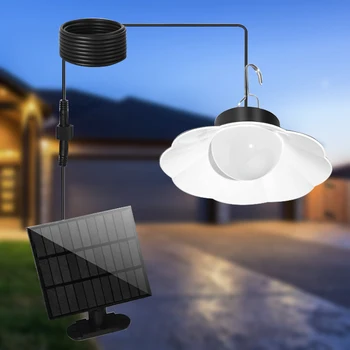 Солнечный светильник IP65, водонепроницаемая наружная солнечная беспроводная лампа, датчик движения, наружная внутренняя солнечная лампа для гаража, патио, сарая