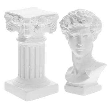 Статуэтки, украшения, статуэтка Давида из смолы, домашний декор, гипсовые мини-фигурки классического римского стиля