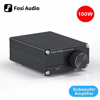 Усилитель сабвуфера Fosi Audio TP-01 Приемник 100 Вт TPA3116 Mini Hi-Fi Digital Класса D Встроенный Стереоусилитель для саб-басов