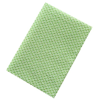 количество нитей 1 метр 60 Хлопок Зеленый фрагментированный цветок Соль Термоусадочная поролоновая ткань скатерть ручной работы сумка Рубашки ручной работы