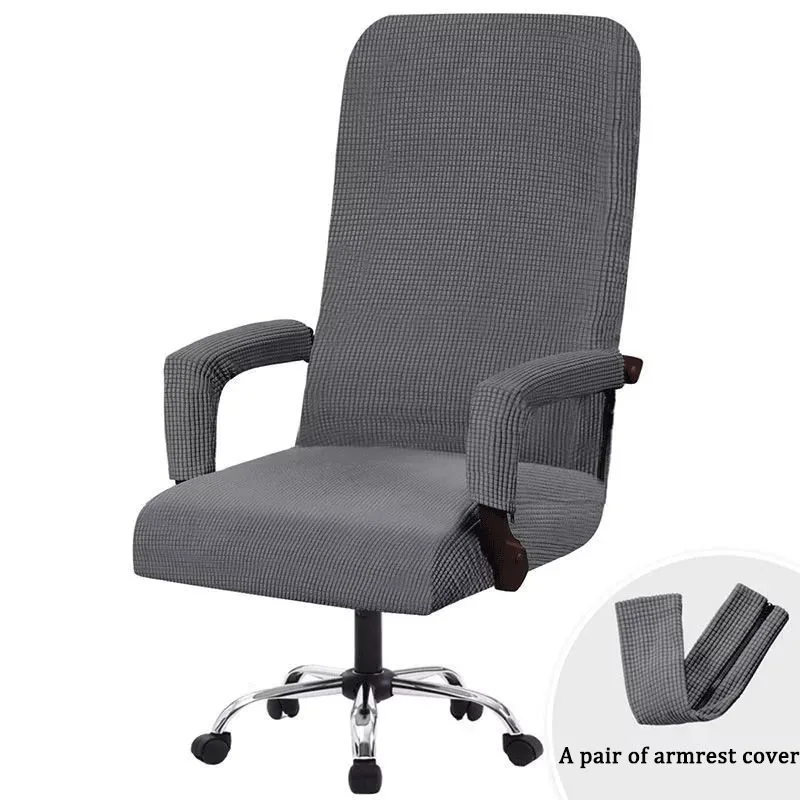 3 шт. /компл. Эластичный чехол для офисного компьютерного кресла, современный вращающийся чехол для кресла Boss, съемный с подлокотниками 0