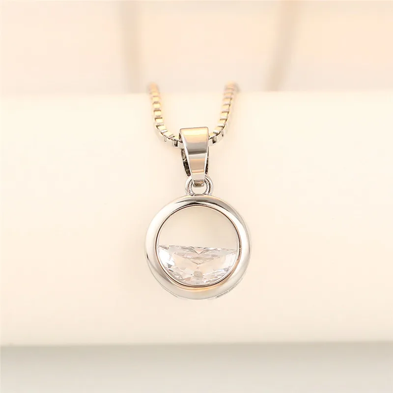 CAOSHI Стильное женское шикарное ожерелье с подвеской в модном дизайне, Ослепительные аксессуары из хрустального камня для женщин, изысканные ювелирные изделия в подарок 0