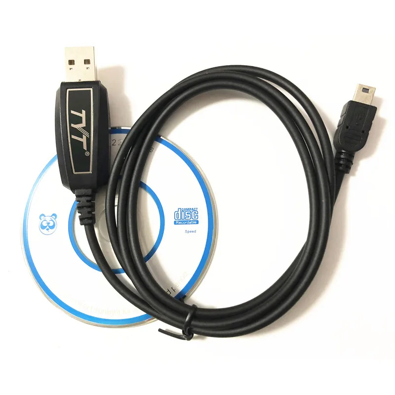 Оригинальный USB-кабель для программирования TYT TH-9800 TH9800 Кабель для Передачи данных и компакт-диск с программным обеспечением для Мобильного радио TH-2R, TH-UV3R, TH-7800, TH-9800 0