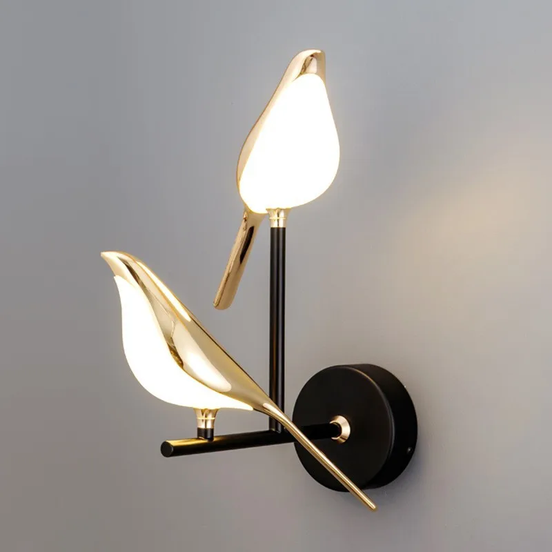 Скандинавский светодиодный настенный светильник для спальни, Простой Современный Настенный светильник для гостиной, Креативный Персонализированный Рабочий Бытовой светильник 0