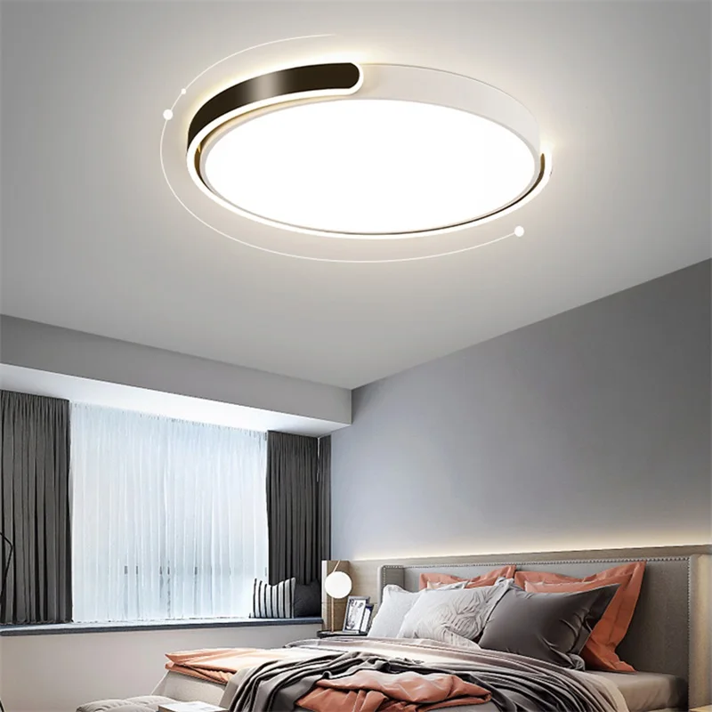 Потолочный светильник ANITA Nordic, современные золотые круглые лампы, простые светильники, светодиодные дома для гостиной 1