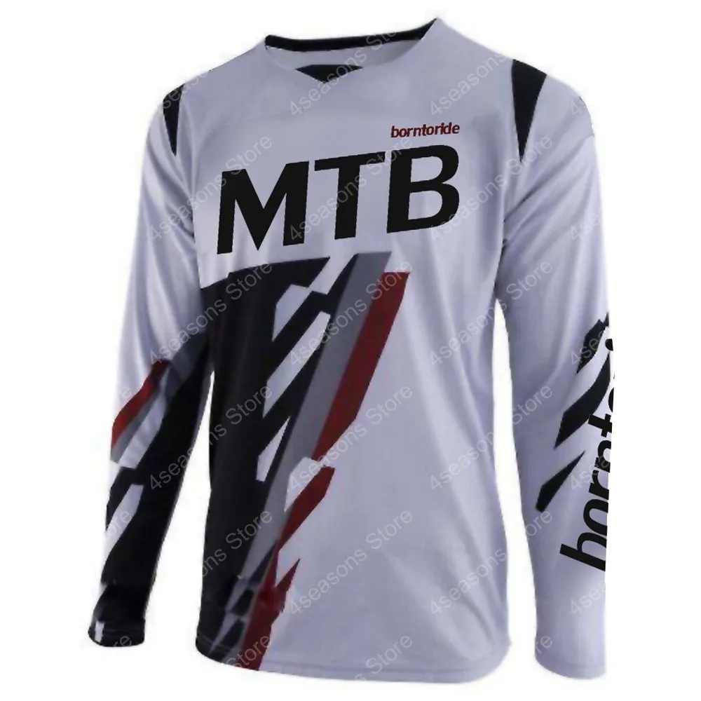Новая футболка для мотокросса DH MX для скоростного спуска Футболка для мотокросса MX для скоростного спуска Спортивная одежда для верховой езды 3