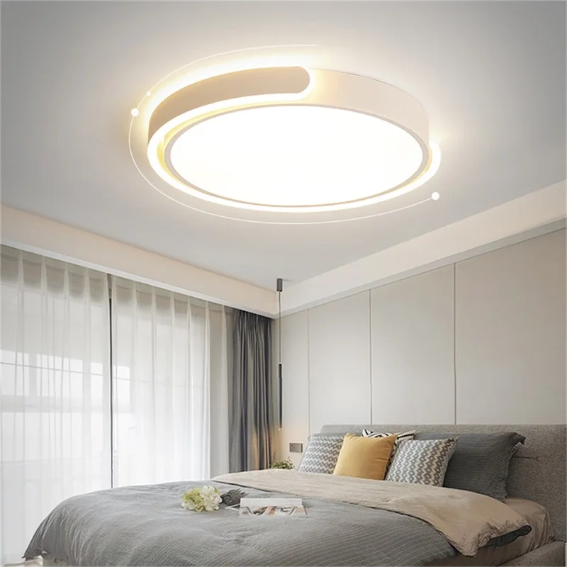 Потолочный светильник ANITA Nordic, современные золотые круглые лампы, простые светильники, светодиодные дома для гостиной 3