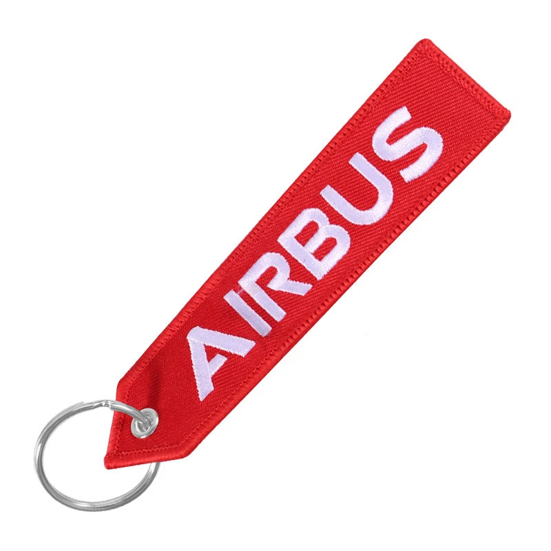Брелок для ключей AIRBUS A320 с двусторонней вышитой подвеской на спине, Новый дизайн, Ювелирные изделия, Подарки Оптом 4
