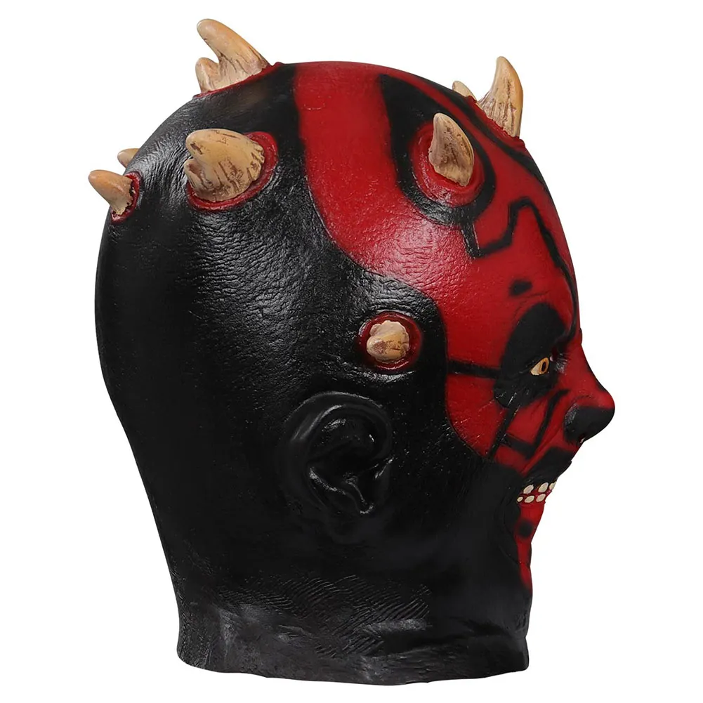 Маска Дарта Мола Косплей Латексные маски Шлем Маскарадный костюм для вечеринки в честь Хэллоуина Реквизит для взрослых Rolepaly 4
