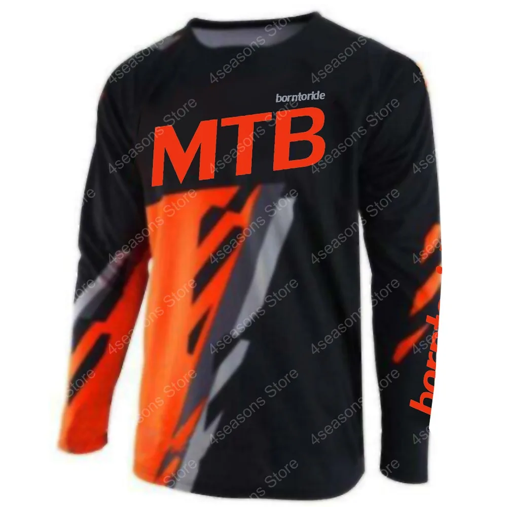 Новая футболка для мотокросса DH MX для скоростного спуска Футболка для мотокросса MX для скоростного спуска Спортивная одежда для верховой езды 4