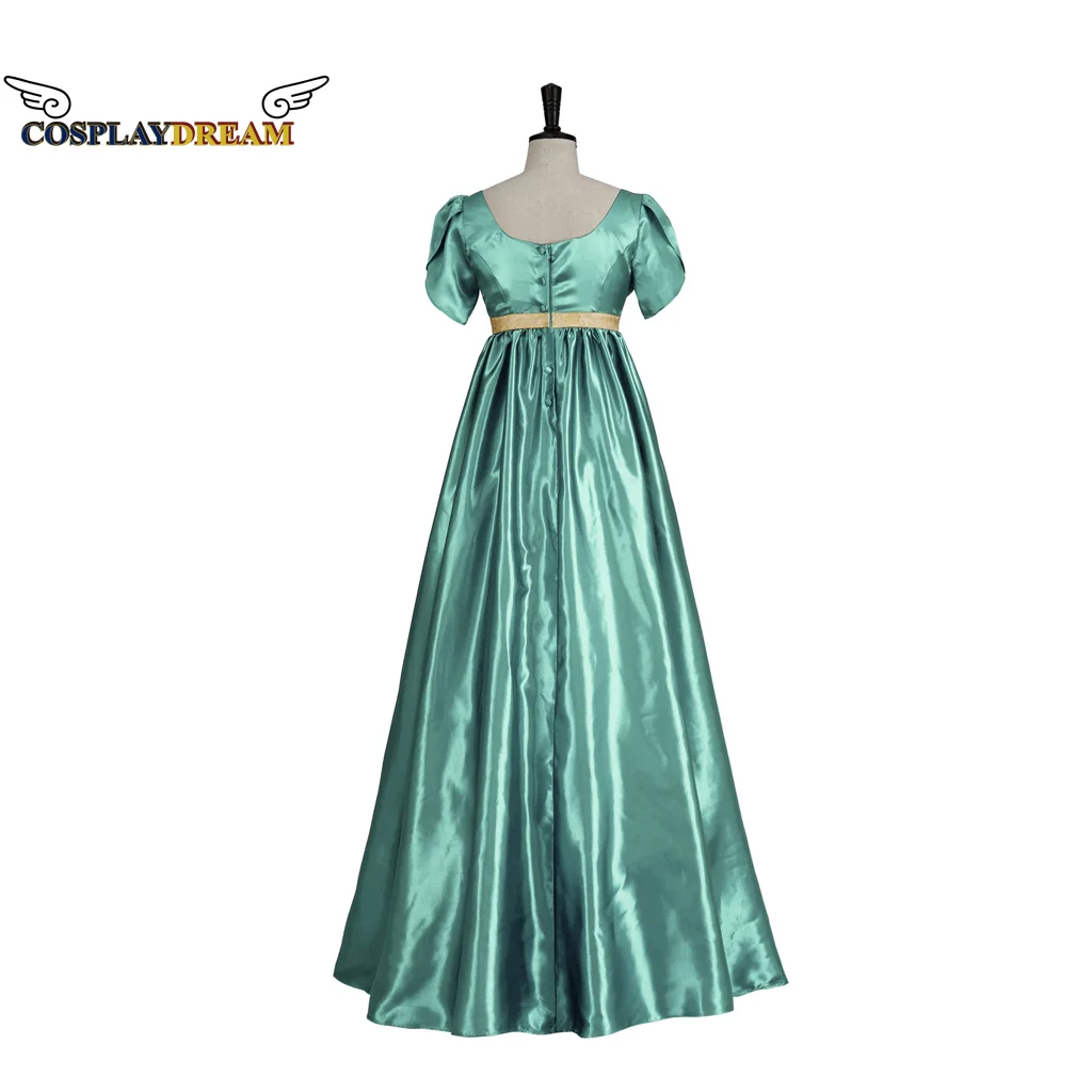 Платье Кейт для косплея, бальное платье s2, светло-зеленое платье в стиле регентства, бальное платье для чаепития Джейн Остин 4