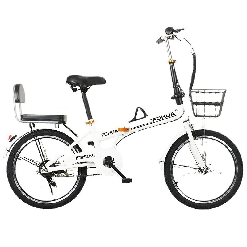 20-дюймовый Складной Амортизирующий велосипед с регулируемой скоростью вращения, легкий для переноски, для мужчин и женщин, для отдыха, для занятий спортом, для прогулок, для поездок на велосипеде 5
