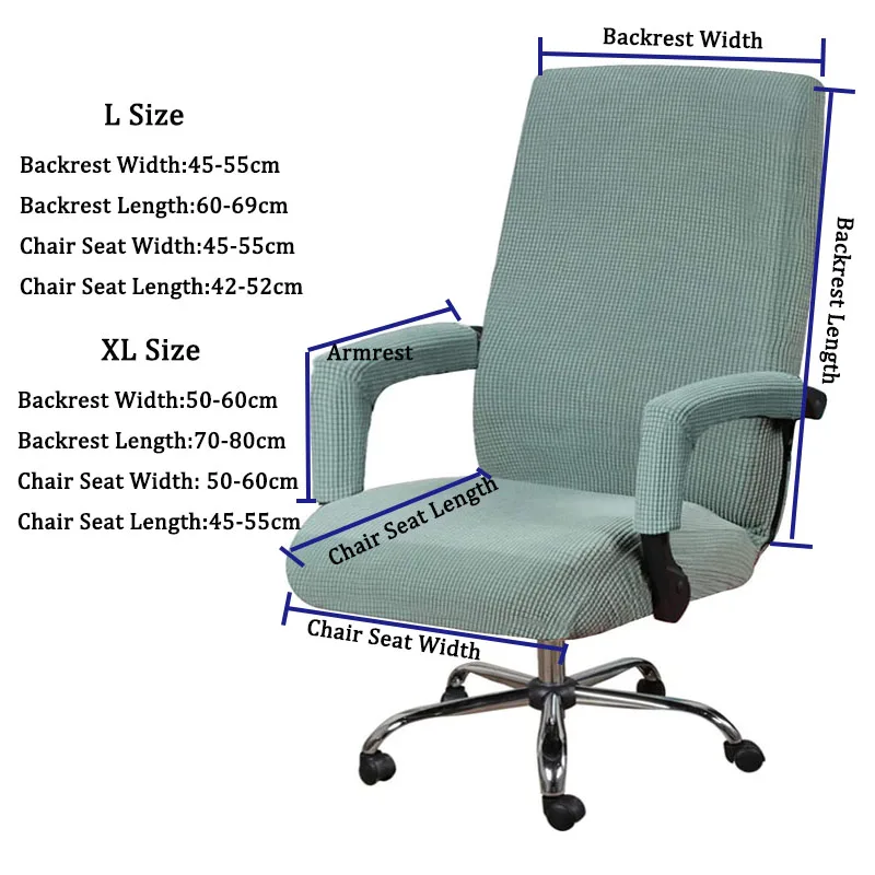 3 шт. /компл. Эластичный чехол для офисного компьютерного кресла, современный вращающийся чехол для кресла Boss, съемный с подлокотниками 5