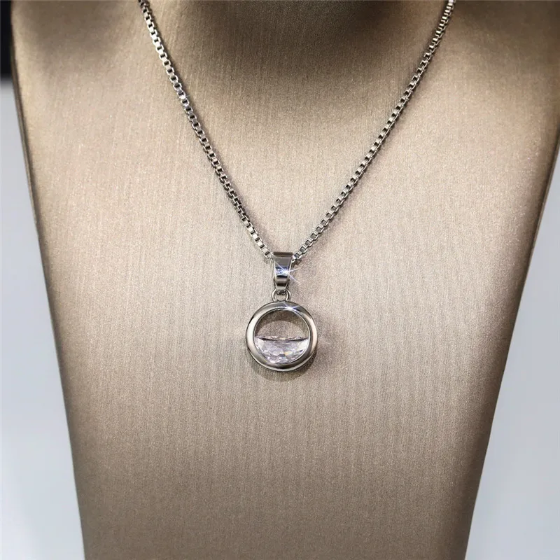 CAOSHI Стильное женское шикарное ожерелье с подвеской в модном дизайне, Ослепительные аксессуары из хрустального камня для женщин, изысканные ювелирные изделия в подарок 5