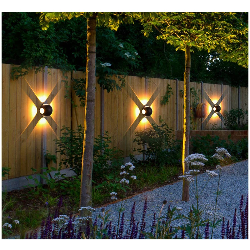 Nordic International LED Ball Wall Lamp 6W 12W Черный / Белый 90 ~ 265 В СВЕТОДИОДНЫЙ наружный настенный светильник для дома, улицы, крыльца 5