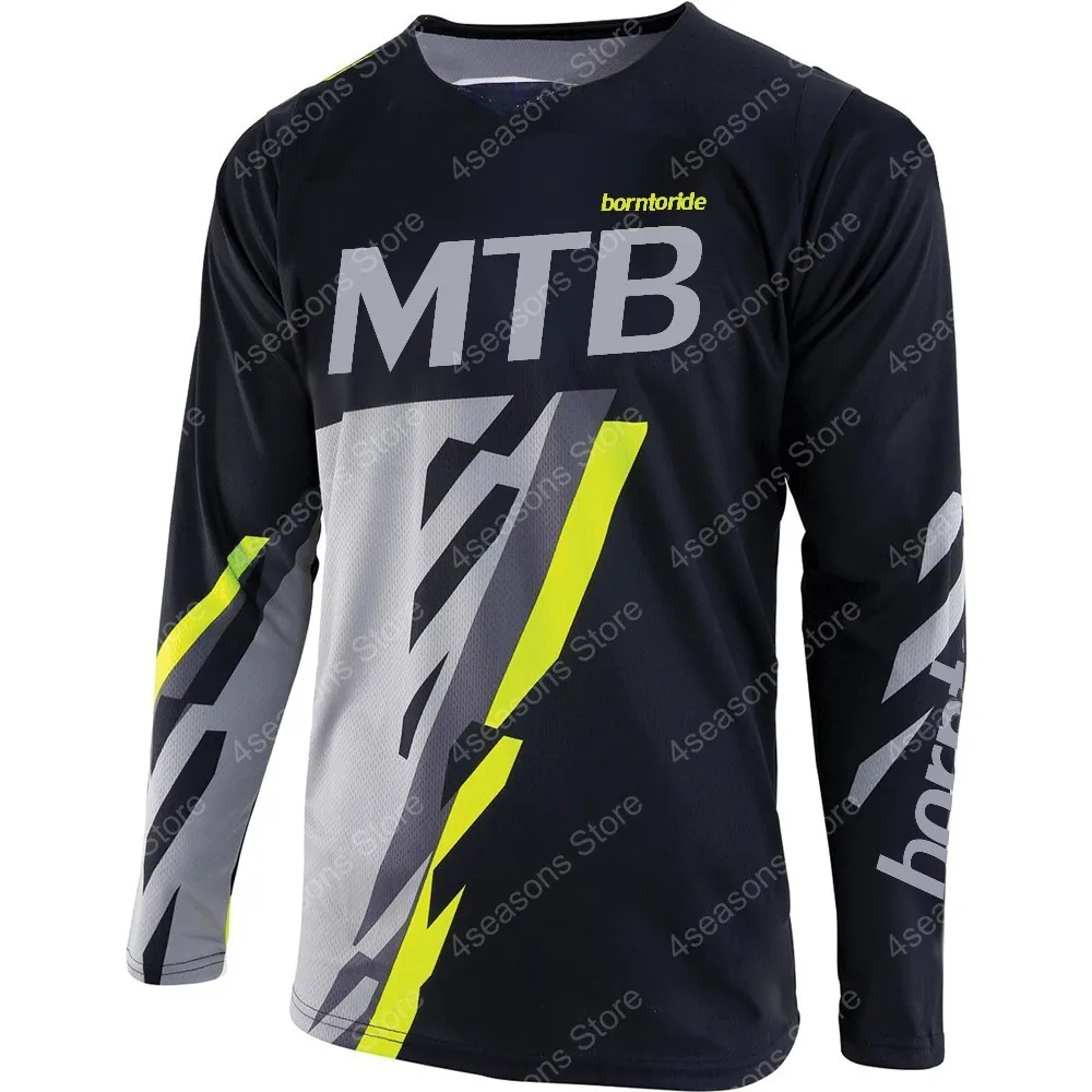 Новая футболка для мотокросса DH MX для скоростного спуска Футболка для мотокросса MX для скоростного спуска Спортивная одежда для верховой езды 5